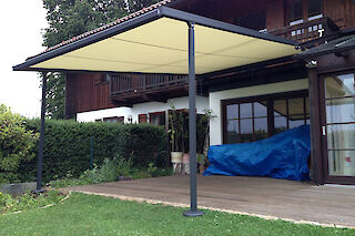 Terrassenbeschattung in Egling