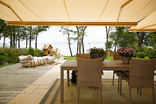 Markisen an Seehaus am Starnberger See